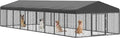 354" x 118" Large Outdoor Dog Enclosure, Heavy Duty Dog Cage by Petony