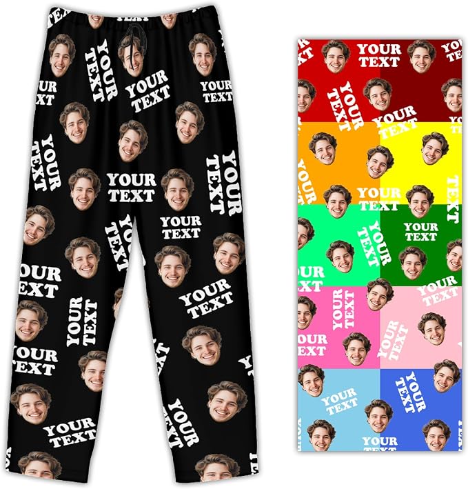 Personalized Pajama Pants For Men Women Custom Pajama Pants - Image 2