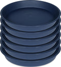 6 Pack Plastic Plant Saucer Planter Water Drip Tray, 4 5 6 7 8 9 10 11 12 inch by Bleuhome