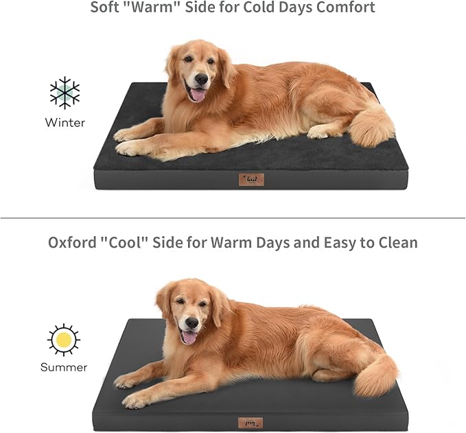 Orthopedic Dog Bed for Extra Large Dogs, XL Comfort Pet Mat for Large Sized Dog - Image 3