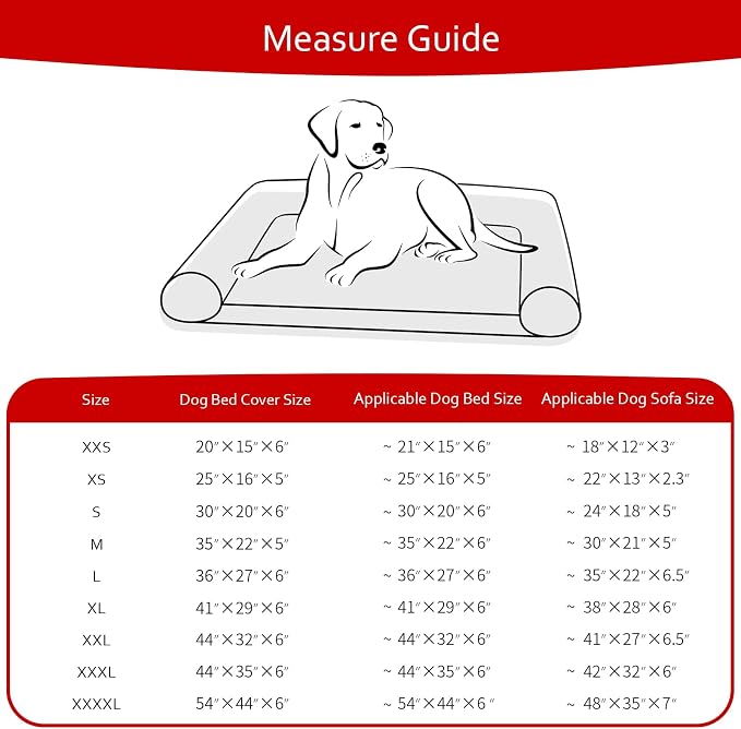 Waterproof Dog Bed Covers Replacement Washable Pet Hair Easy to Remove - Image 5