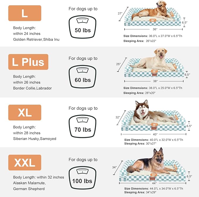 Large Dog Bed Orthopedic Washable: Beds Bolster XXL Bed Big XLarge Dogs Egg - Image 7