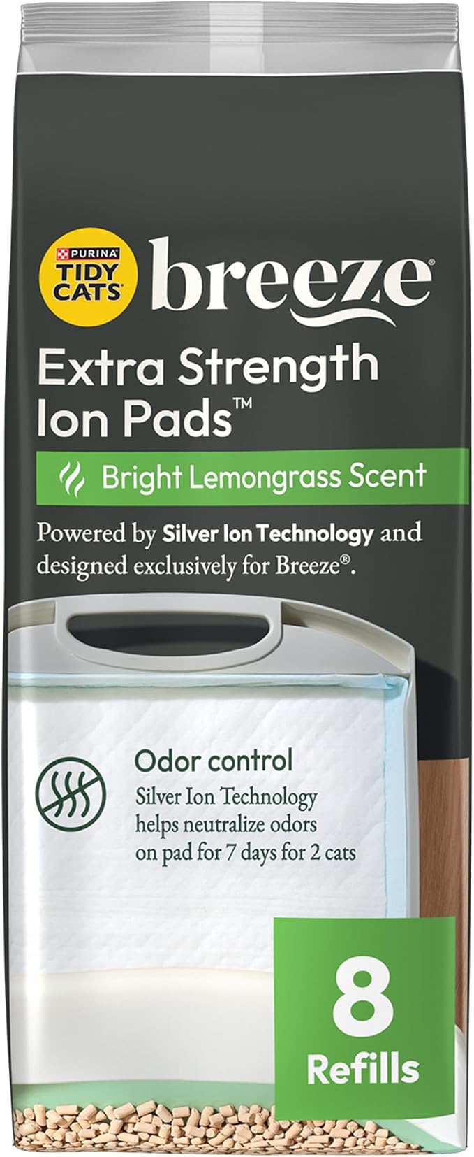 Purina Tidy Cats Cat Litter Breeze Pads Refill Pack Multi Cat Litter Pads by PurinaTidyCatsLitter