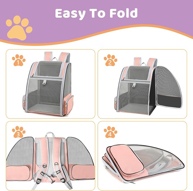 Cat Backpack Carrier Large Pet Backpack - Image 5