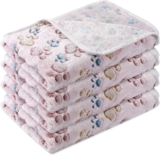 Tatuo 4 Pcs Dog Blanket for Pet Cat Blankets Indoor Puppy Teething Stuff Toys by Tatuo