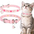 EXPAWLORER Leather Cat Collar for Girl Boy- Adjustable Pet Collar by EXPAWLORER