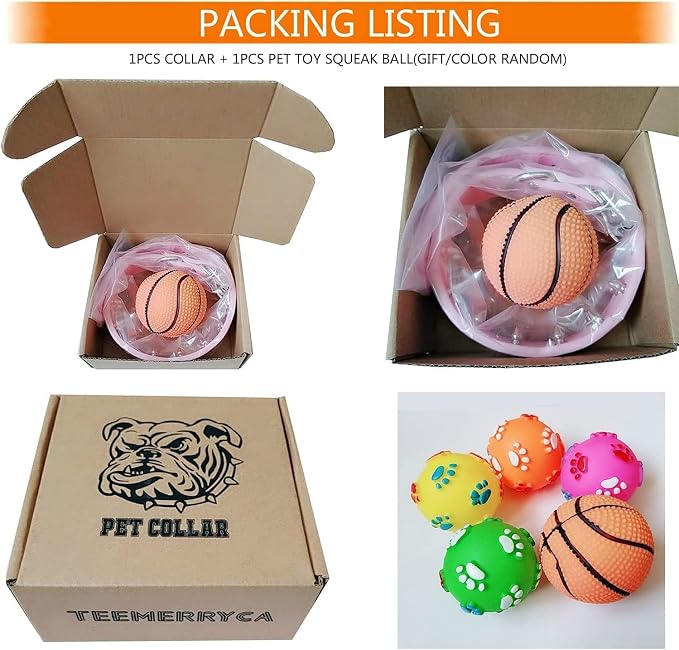 TEEMERRYCA Adjustable PU Leather Spiked Studded Dog Collars - Image 4