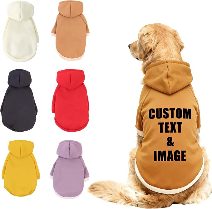 Custom Dog Hoodie, Personalized Sweatshirt by Unknown