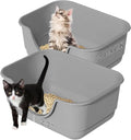 2 Pack Low Entry Small Litter Box by Unknown