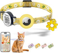 Smart QR Code Cat Collar with Online ID Profile & Integrated Airtag Holder by Taghelp