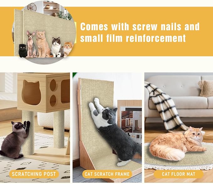 Cat Scratch Mat, Couch Protector from Cats Claw, Cat Scratch Furniture - Image 4