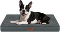 Plush Orthopedic Dog Bed for Medium Dogs & Puppies, Waterproof Dog Beds 29x18 by TailStories