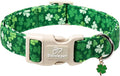 St. Patrick's Day Dog Collar for Large Dogs by Babolepet