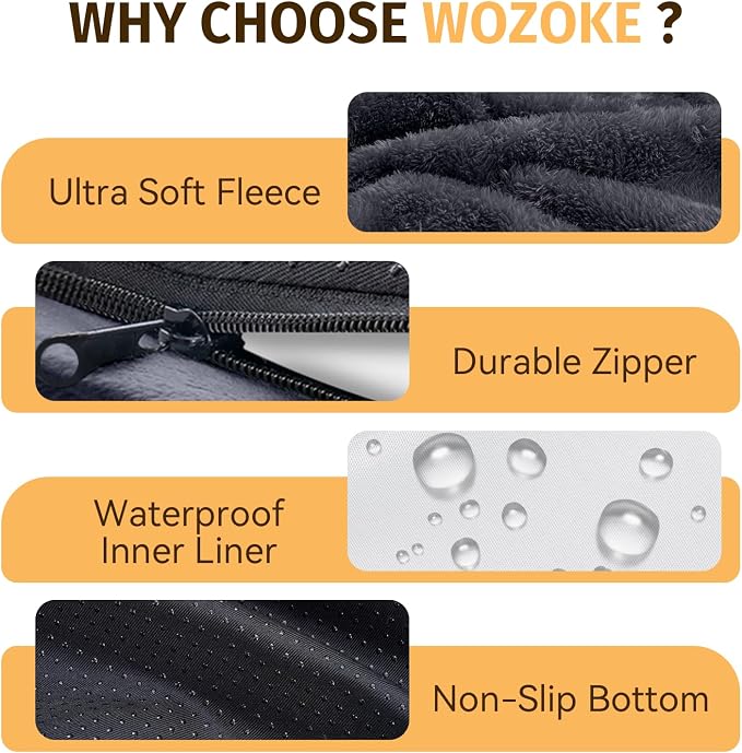Orthopedic Waterproof Large Dog Bed: Washable Dog Bed - Image 6