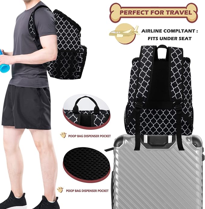 BAGLHER Dog Travel Bag Backpack, Airline Approved Pet Supplies Backpack - Image 5
