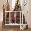 Mumeasy 29.7–48" Baby Gate for Stairs, Dog Gate for Doorways, Auto Close Child by Mumeasy-FocusonBabyPetSafetyGate