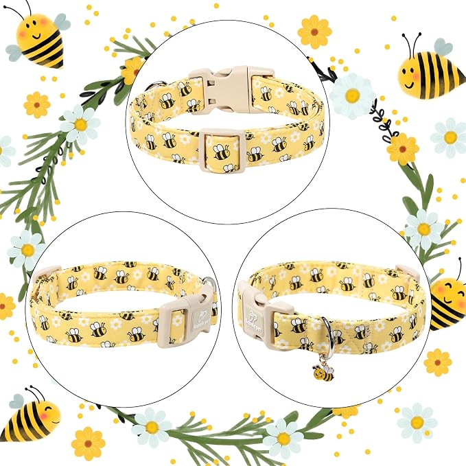 Bee & Daisy Dog Collar for Medium Dogs - Image 7