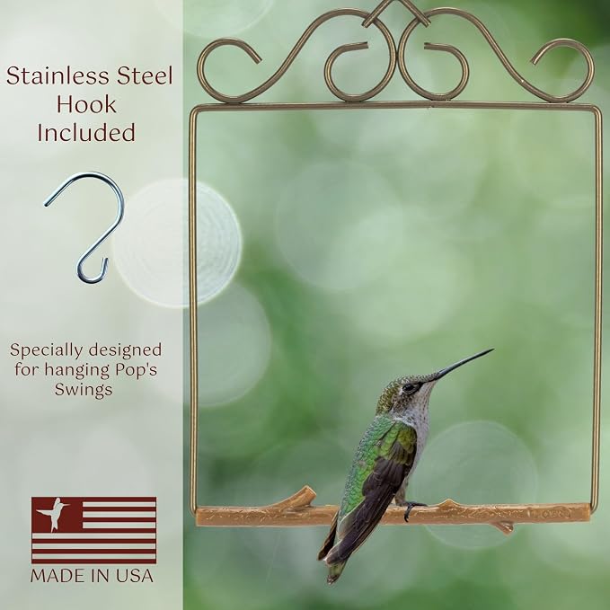 The Original Hummingbird Swing for Outdoors - Image 4