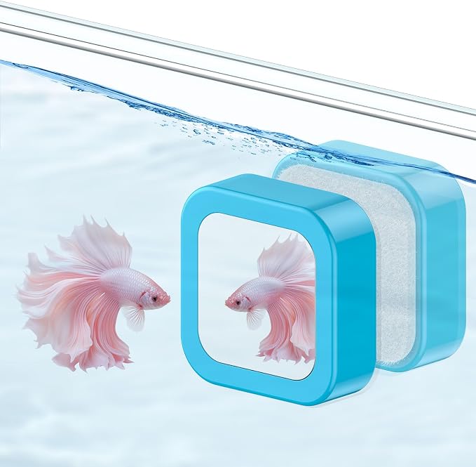 Pawfly Magnetic Aquarium Glass Cleaner Fish Tank Magnetic Brush by Pawfly