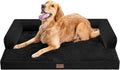 Large Orthopedic Dog Bed with Bolster – Washable Waterproof Cover, Non-Slip by Mekiy
