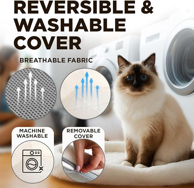 Cat Window Perch – Strong 6 Suction Cup Foldable Cat Hammock Bed - Image 8