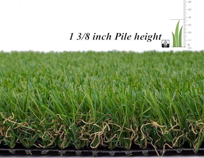 ALTRUISTIC Artificial Grass 13FTX39FT, Realistic Fake Grass Deluxe Turf - Image 7