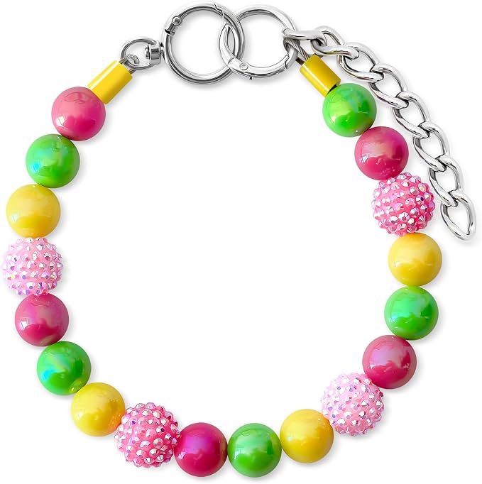 Beaded Dog Necklace Collar, Adjustable Jewelry-Inspired Design - Image 4