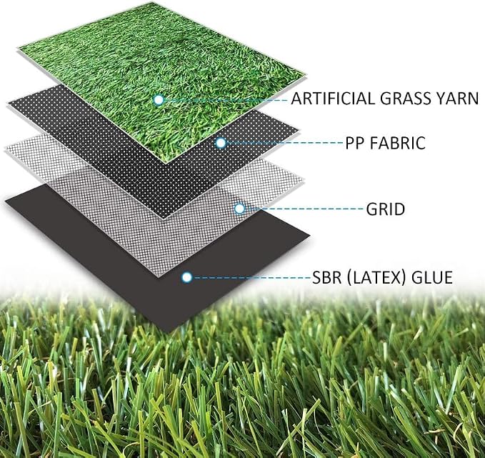 ALTRUISTIC Artificial Grass 4FTX32FT, Realistic Fake Grass Deluxe Turf - Image 3