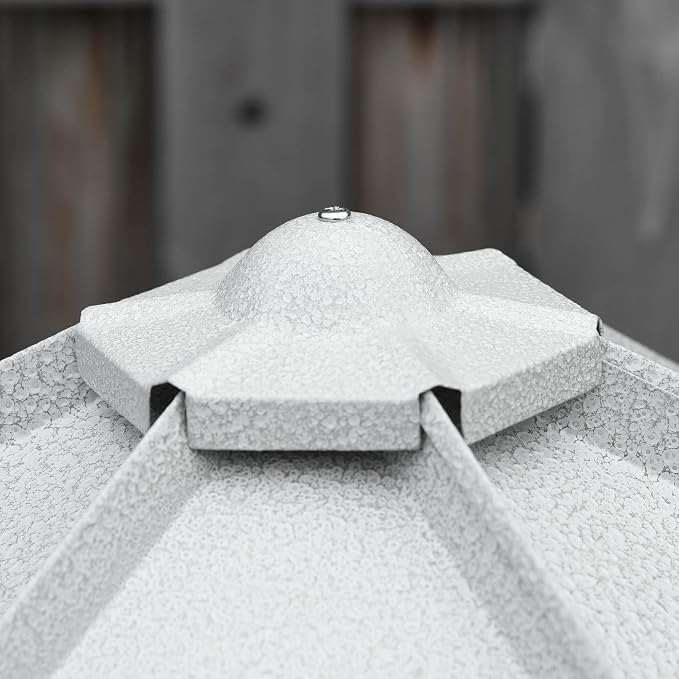 PawHut 44" Hexagon Covered Canopy Portable Aviary Flight Bird Cage - Image 9