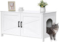 Homhedy 39.4" L Cat Litter Box Enclosure, Pet House by Homhedy