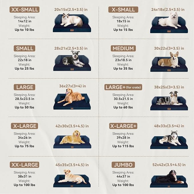 Orthopedic Large Dog Bed Washable: Orthopedic Dog beds - Image 2