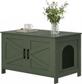 Homhedy Cat Litter Box Enclosure, Litter Box Furniture Hidden by Homhedy