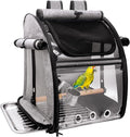Bird Carrier Bag with Perch, Bird Travel Carrier Backpack with Stainless Steel by AutokcanBestFriendsForYourCarDetailing