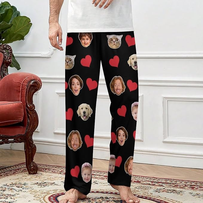 Custom Pajamas Pants with Photo - Image 5