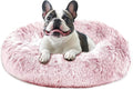 JOLLYVOGUE Calming Dog Bed Large Size Dog, Anti-Anxiety Donut Large Pet Bed by JOLLYVOGUE