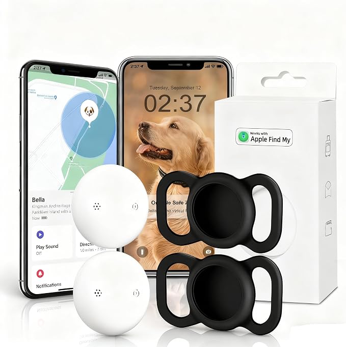 VB GPS Tracker for Dogs, Mini GPS Cat Tracker, Smart Pet Activity Tracker by Vebiso