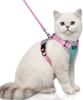 rabbitgoo Cat Harness and Leash Set, Escape Proof Soft Adjustable Vest Harnesses by rabbitgoo