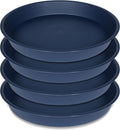 4 Pack of 16 inch Plant Saucer, Heavy Duty Round Plant Trays by Bleuhome