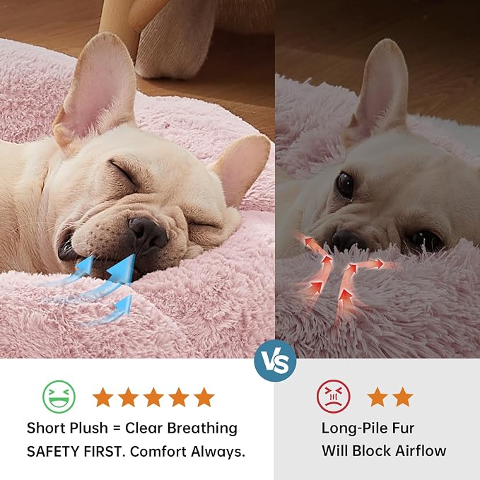 OhGeni 27 inches Calming Donut Dog & Cat Bed - Image 3