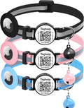 3 Pack Airtag Cat Collar Breakaway by Taghelp