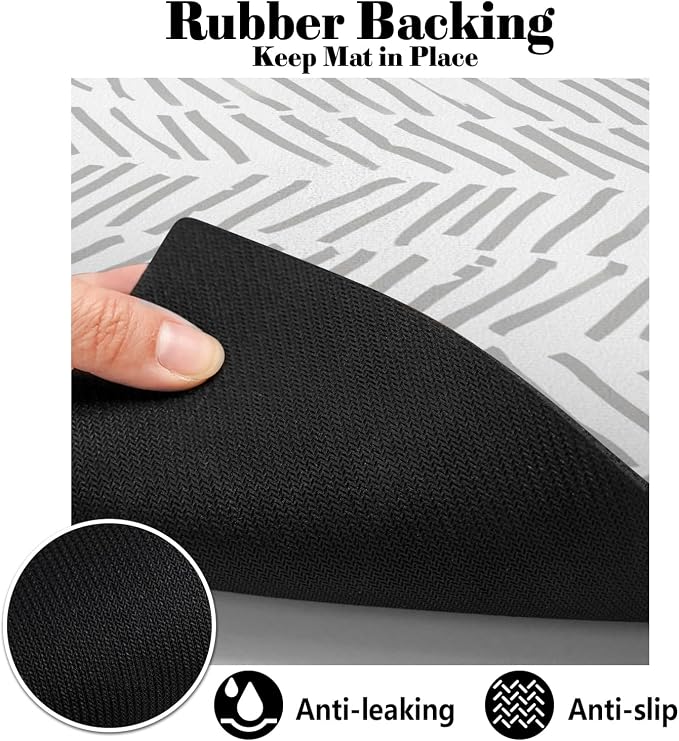 Dog Food Mats for Floors Absorbent, Pet Cat Food Mat - Image 4