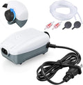 HITOP Dual Outlet Aquarium Electric Air Pump, Whisper Adjustable Fish Tank by HITOP-FocusonAquarium