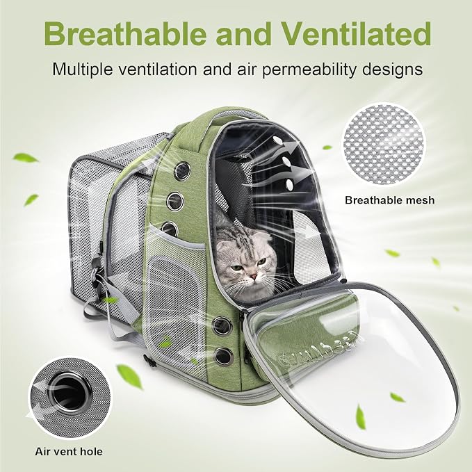 Expandable Cat Backpack, Cat Bubble Backpack Carrier - Image 2