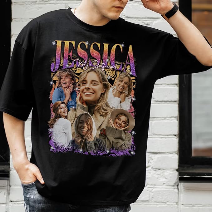 Custom Bootleg Rapper Graphic Tees Shirt – Retro 90s Vintage Style, - Image 3