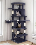 Globlazer Corner Cat Tree for Large Cats, 66inch Tall Curved Series Large Cat by Globlazer