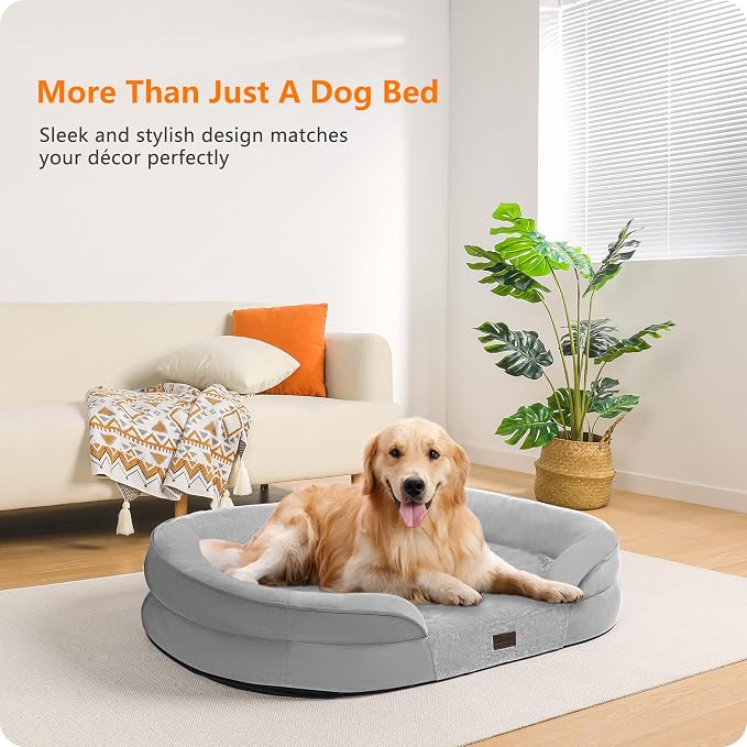 Dwanton Orthopedic Dog Bed for Large Dogs - Image 2