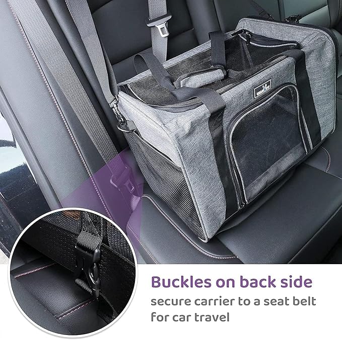 Pet Carrier for Small Cats Dogs, Dog Carrier Travel Bag - Image 6