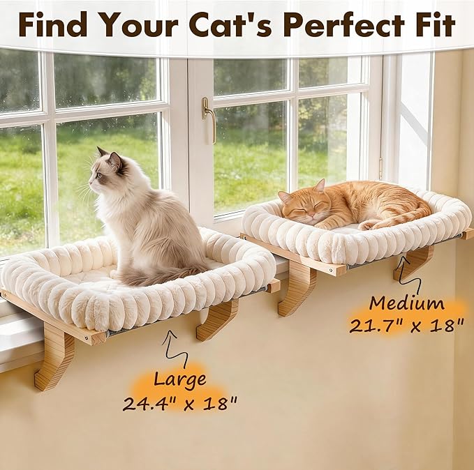 Cloud-Cuddle Cat Perch for Window Sill - Image 8