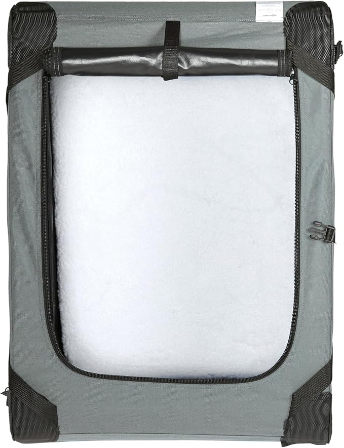 Amazon Basics 4-Door Portable Folding Soft Dog Crate, Collapsible Travel Kennel - Image 6