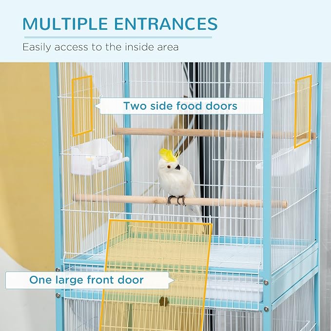 PawHut Large Bird Cage with 1.7 ft. Width - Image 4